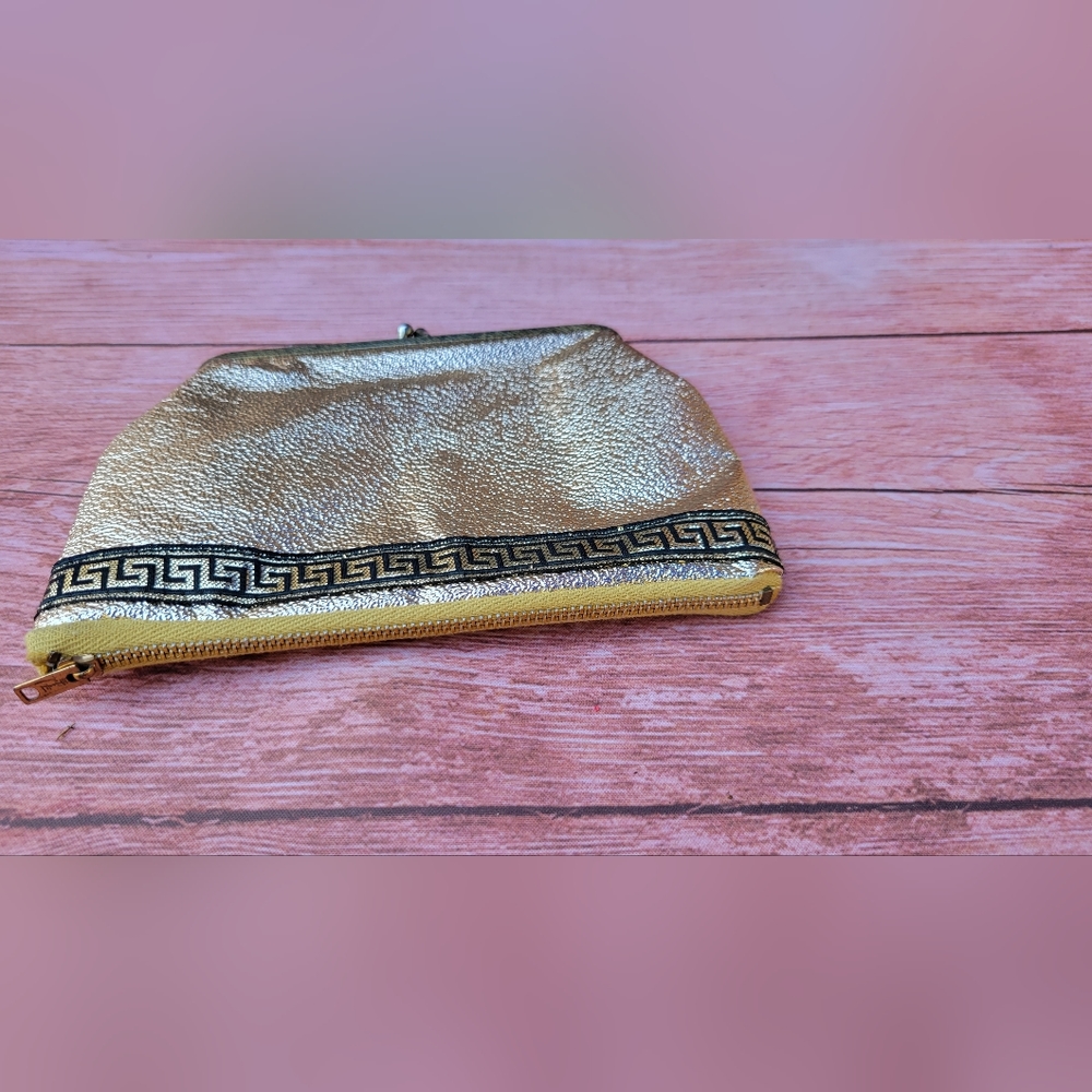 Vintage Gold and Black Clutch